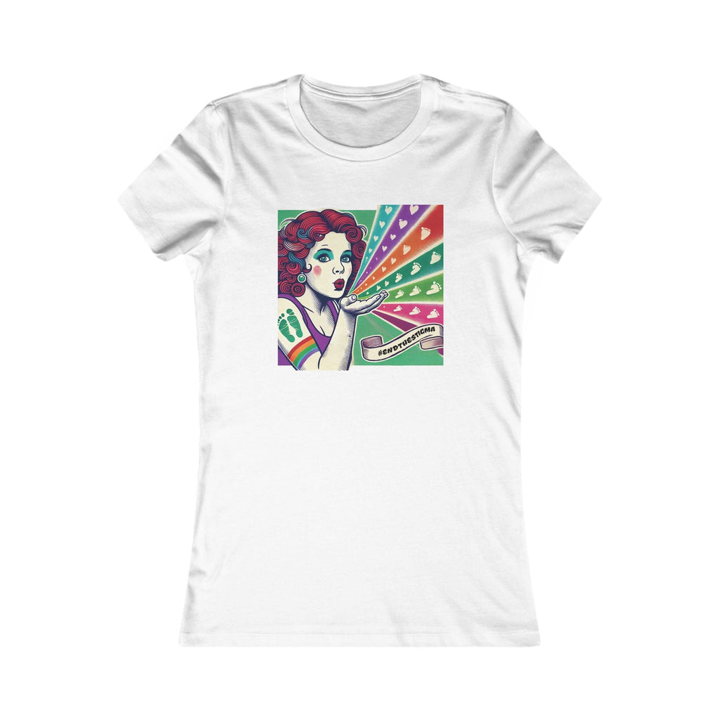 Canadian Stoner Girl Favourite Tee White T-Shirt