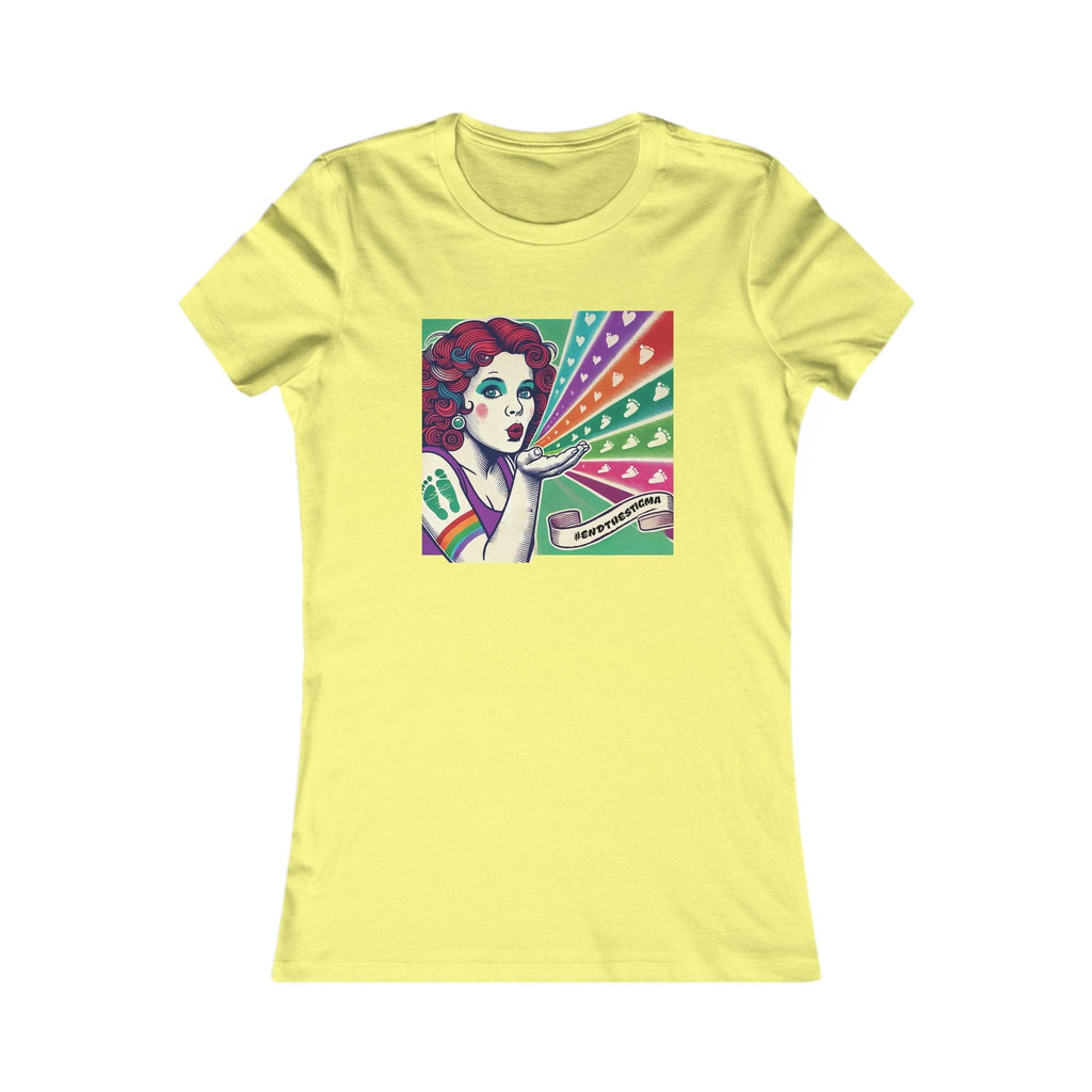 Canadian Stoner Girl Favourite Tee Yellow T-Shirt