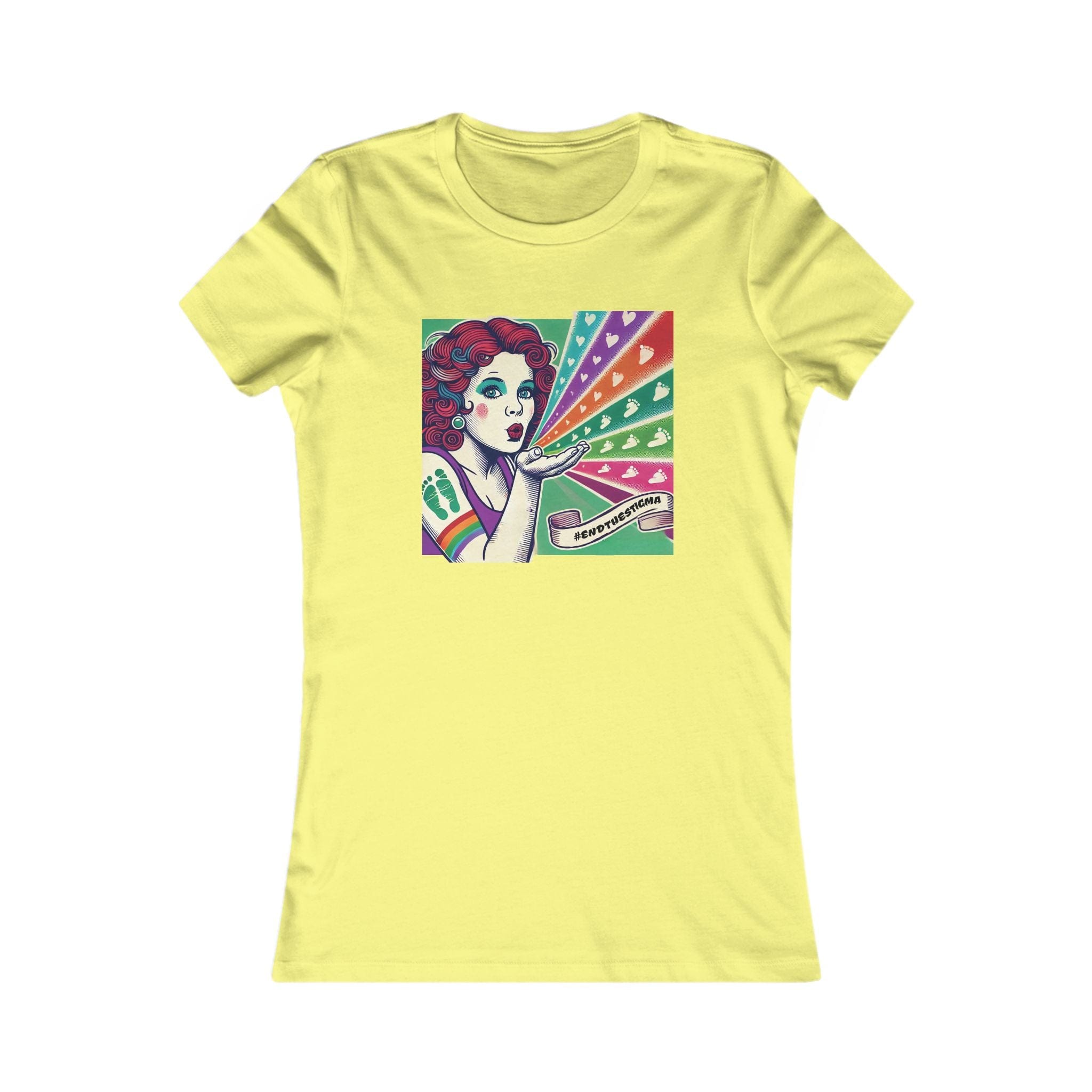 Canadian Stoner Girl Favourite Tee Yellow T-Shirt