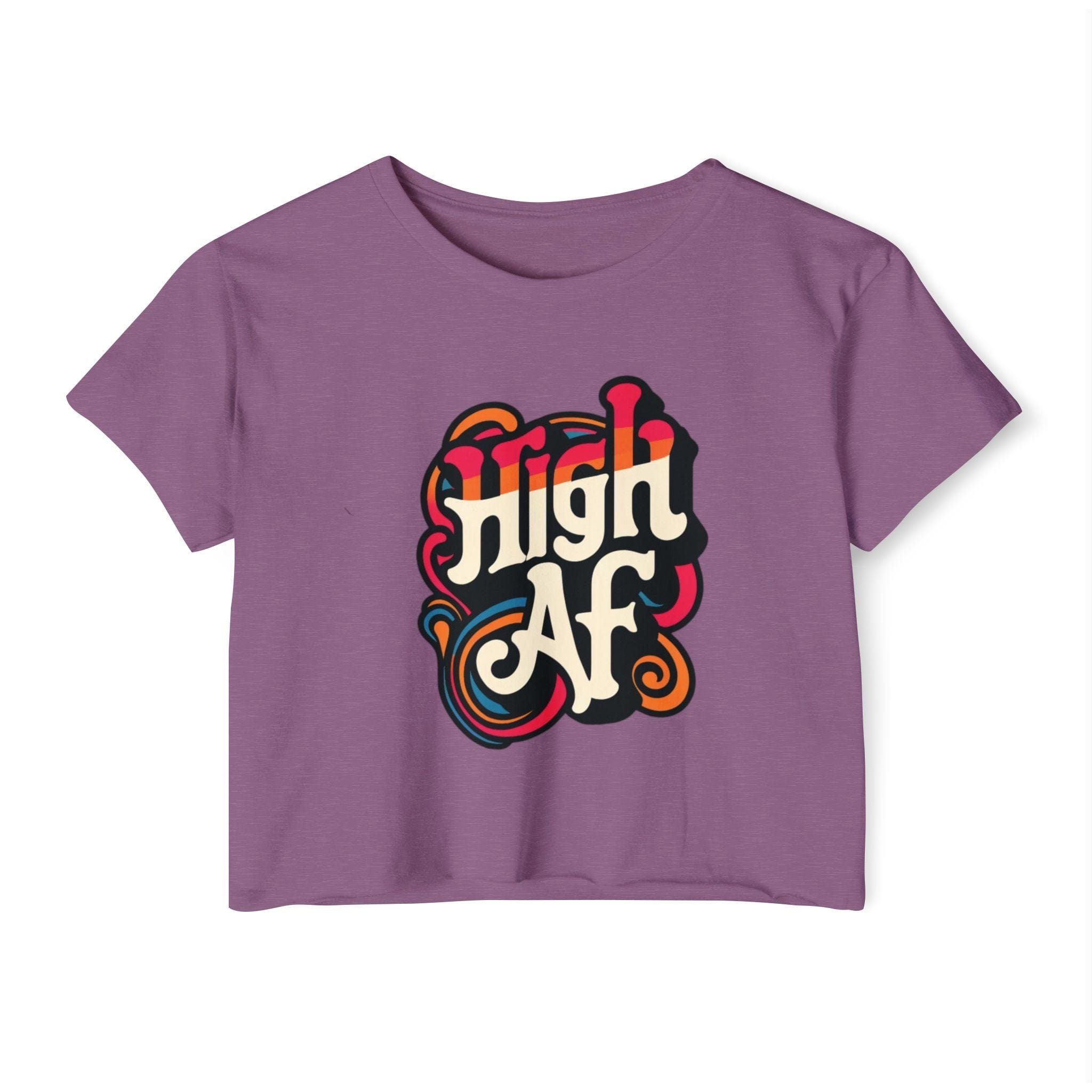 High AF Crop Top Shiraz T-Shirt