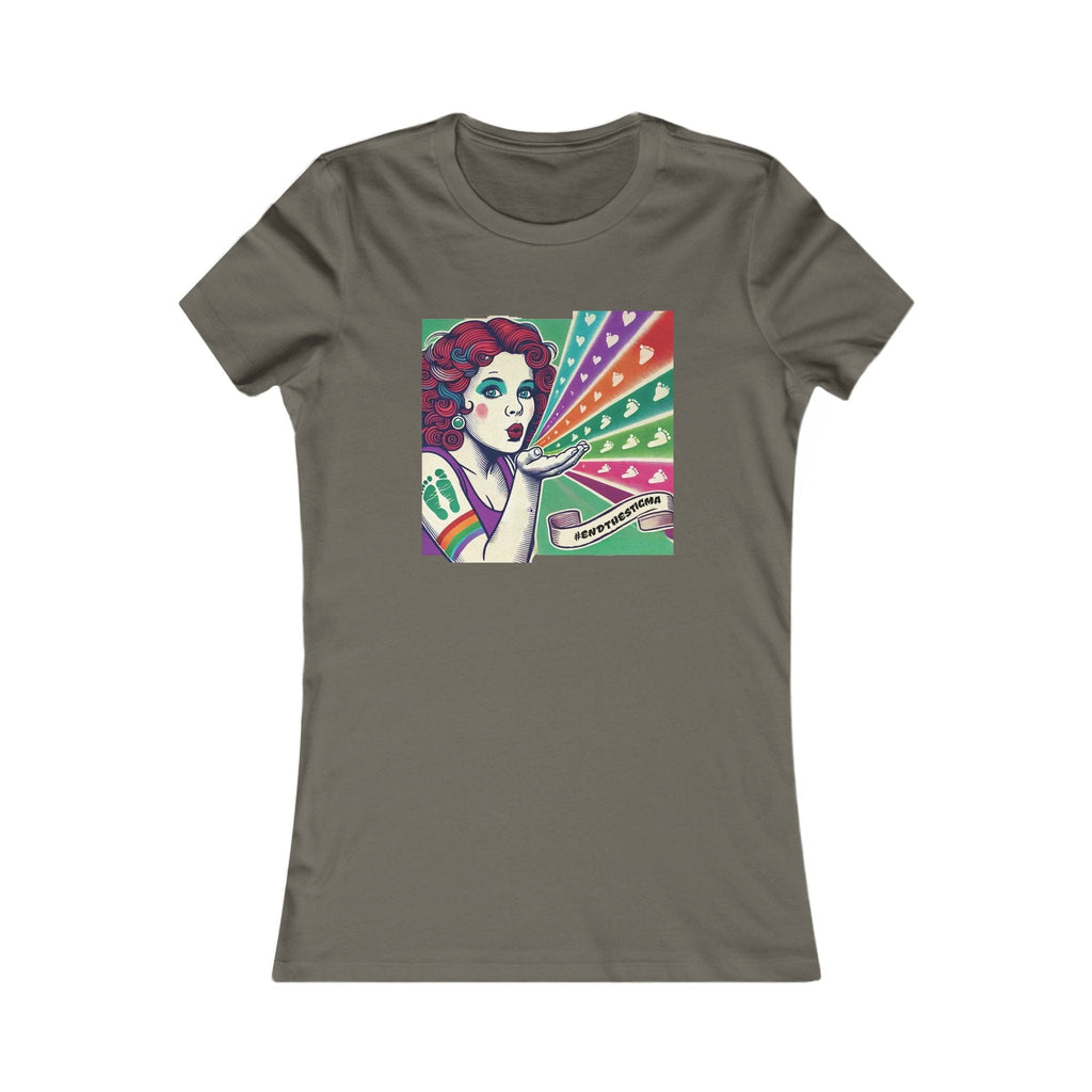 Canadian Stoner Girl Favourite Tee XL Army T-Shirt