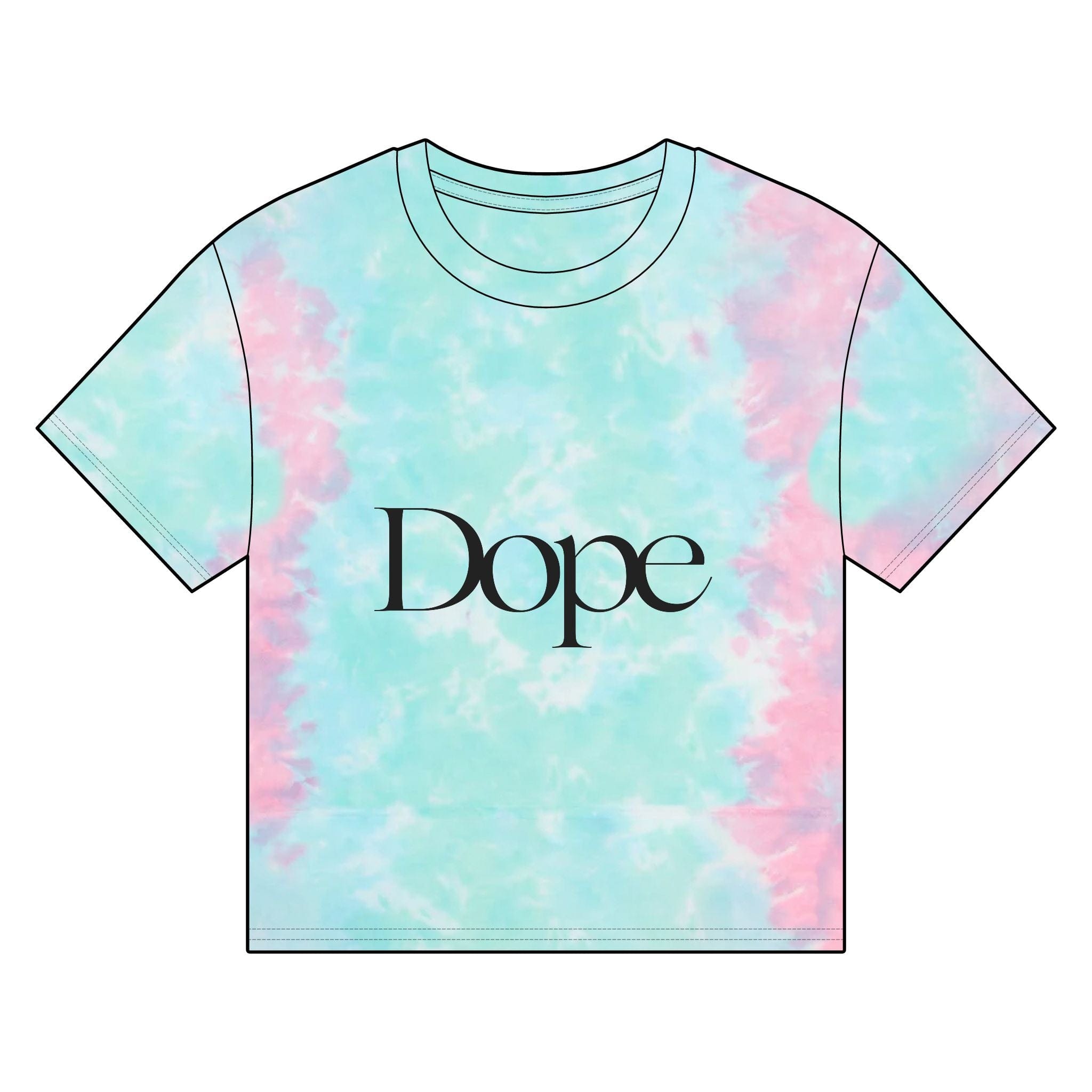 DOPE Organic Boxy T-shirt Stone Blue T-Shirt