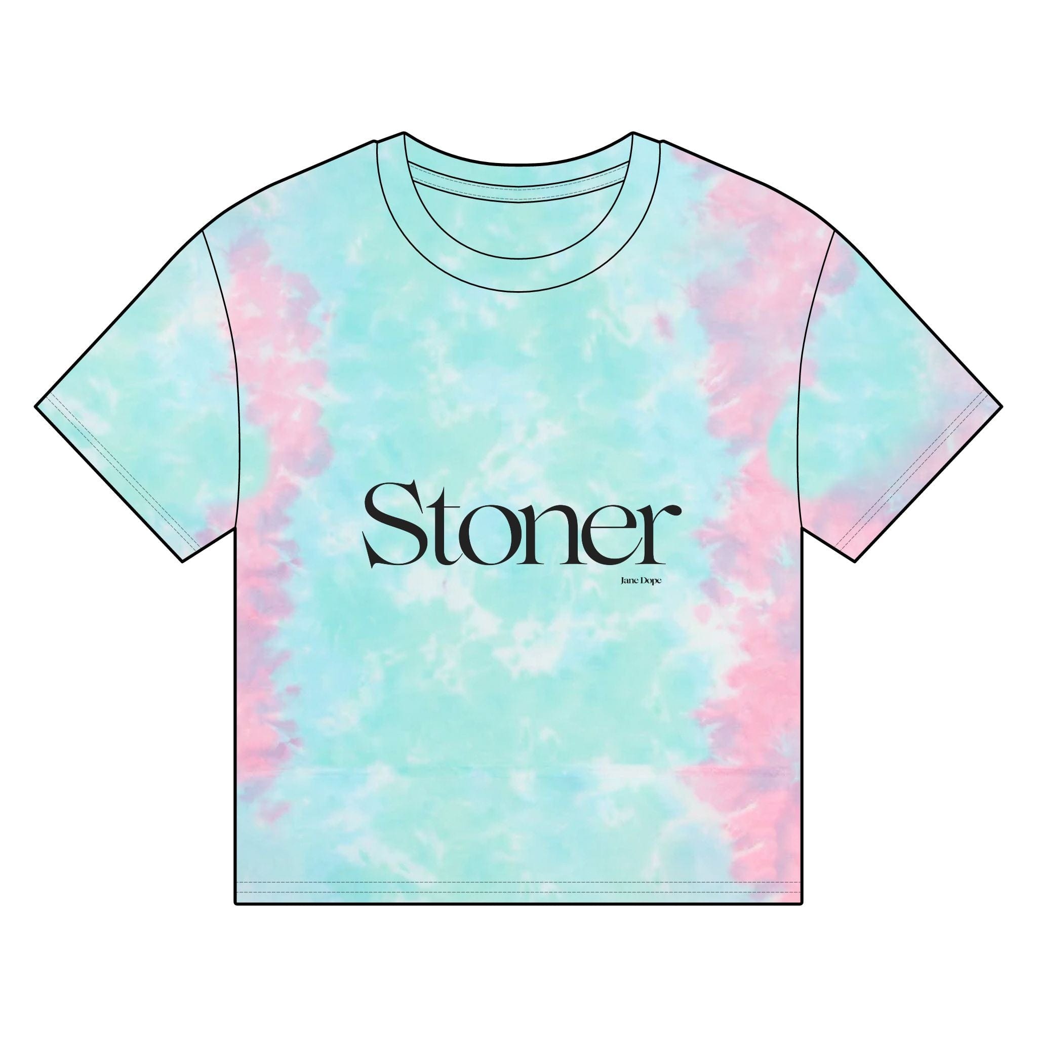 Stoner Organic Boxy T-shirt Stone Blue T-Shirt