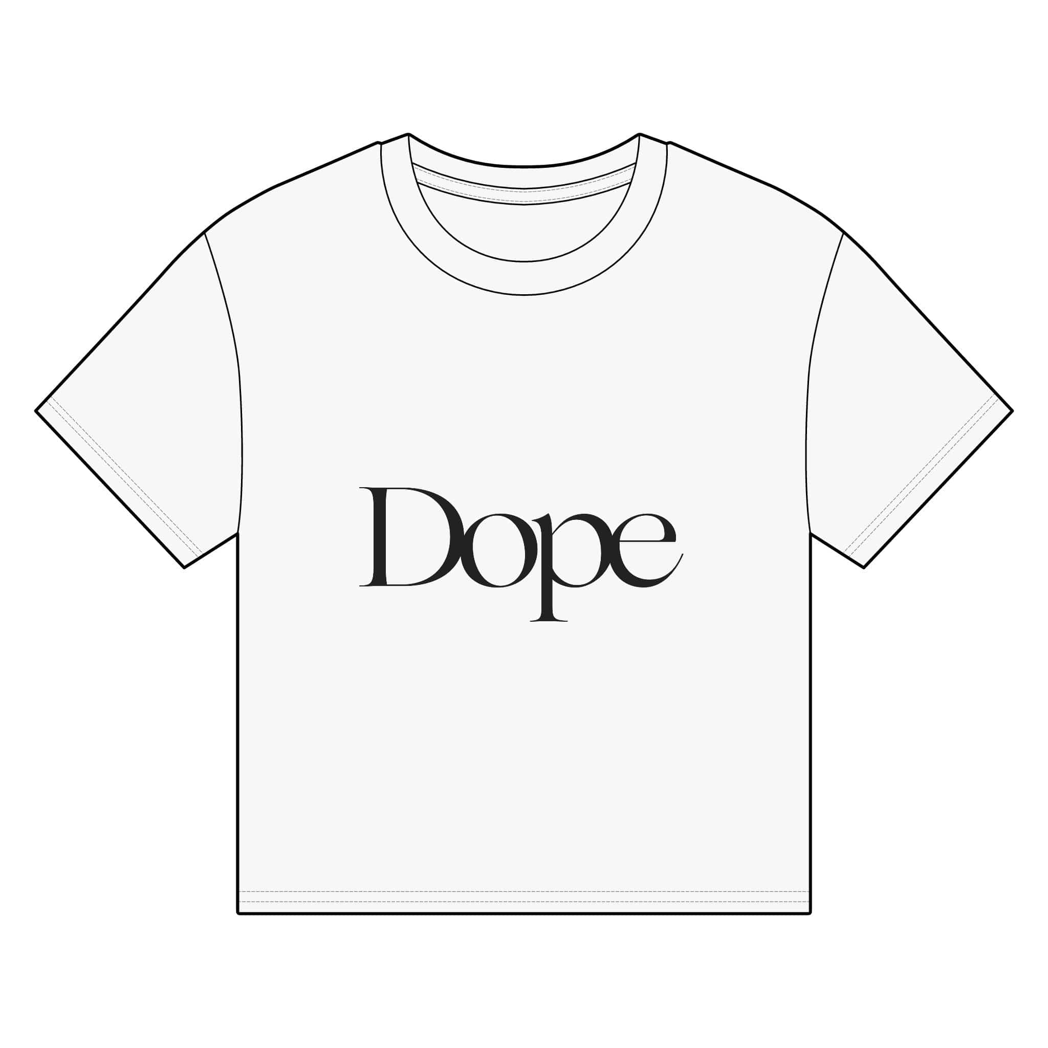 DOPE Organic Boxy T-shirt White T-Shirt