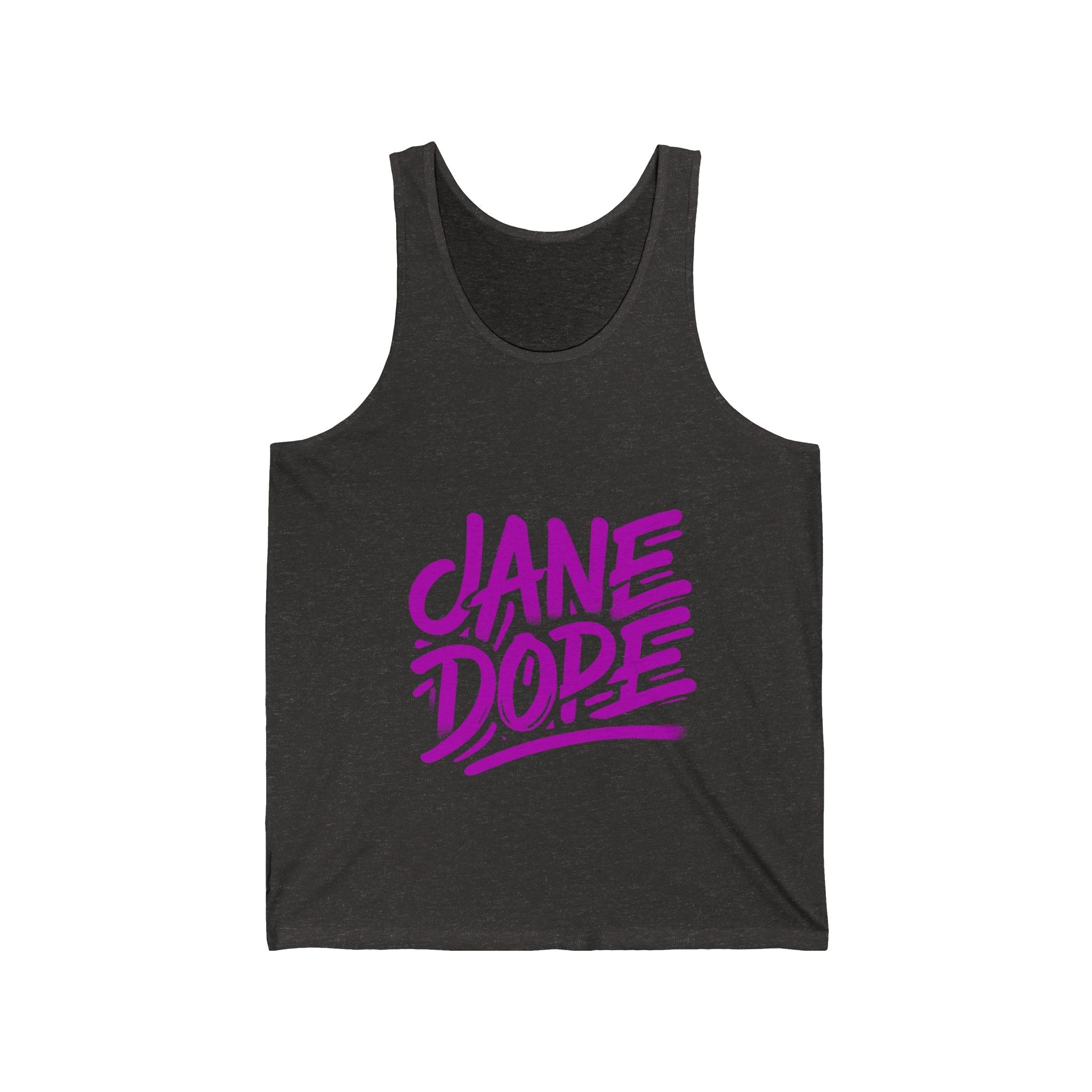Unisex DOPE Tank Charcoal Black TriBlend Tank Top