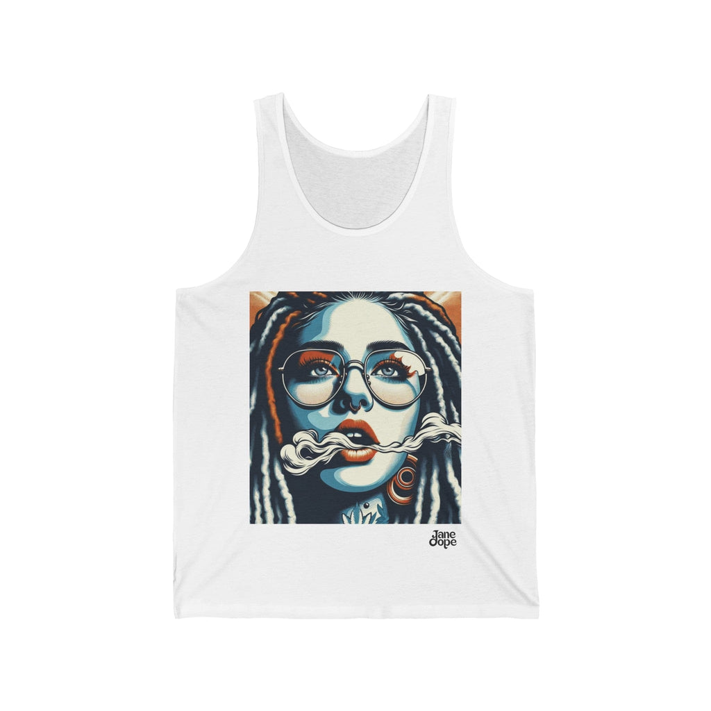 Abi Roach Tank White Tank Top