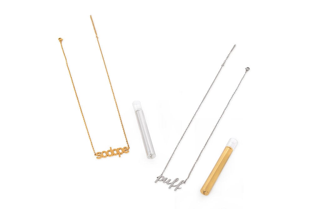 PUFF NECKLACE Gold Necklace
