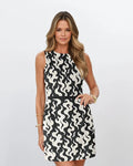 Puff Satin Dress XS Eos Women's Sleeveless Dress (D01)