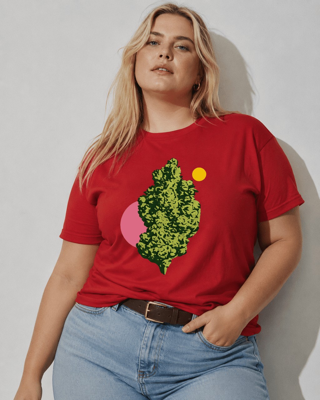 Retro Nug Cotton Woman's T - JANE DOPE -