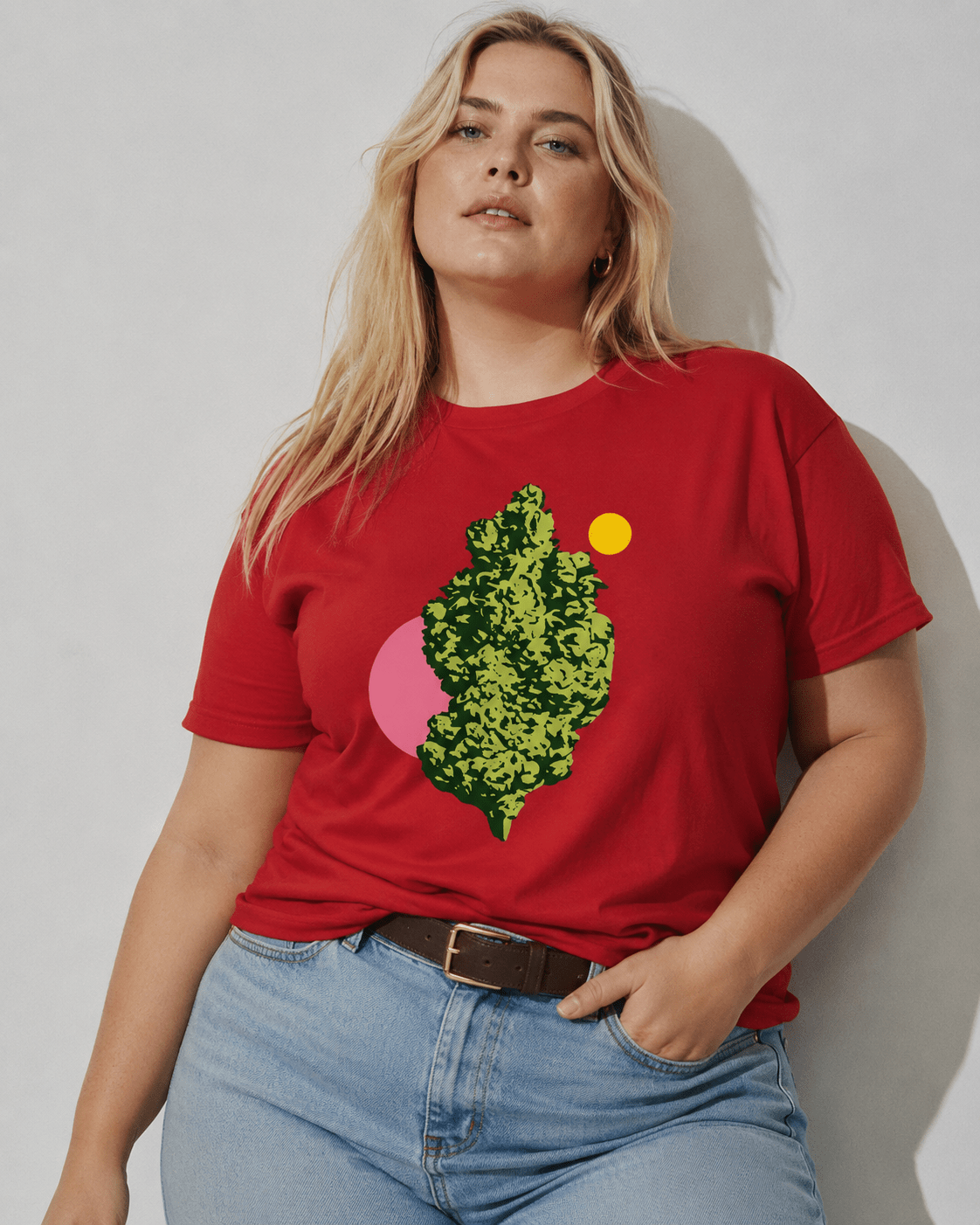 Retro Nug Cotton Woman's T - JANE DOPE -