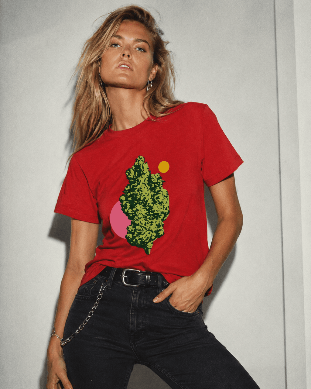 Retro Nug Cotton Woman's T - JANE DOPE -