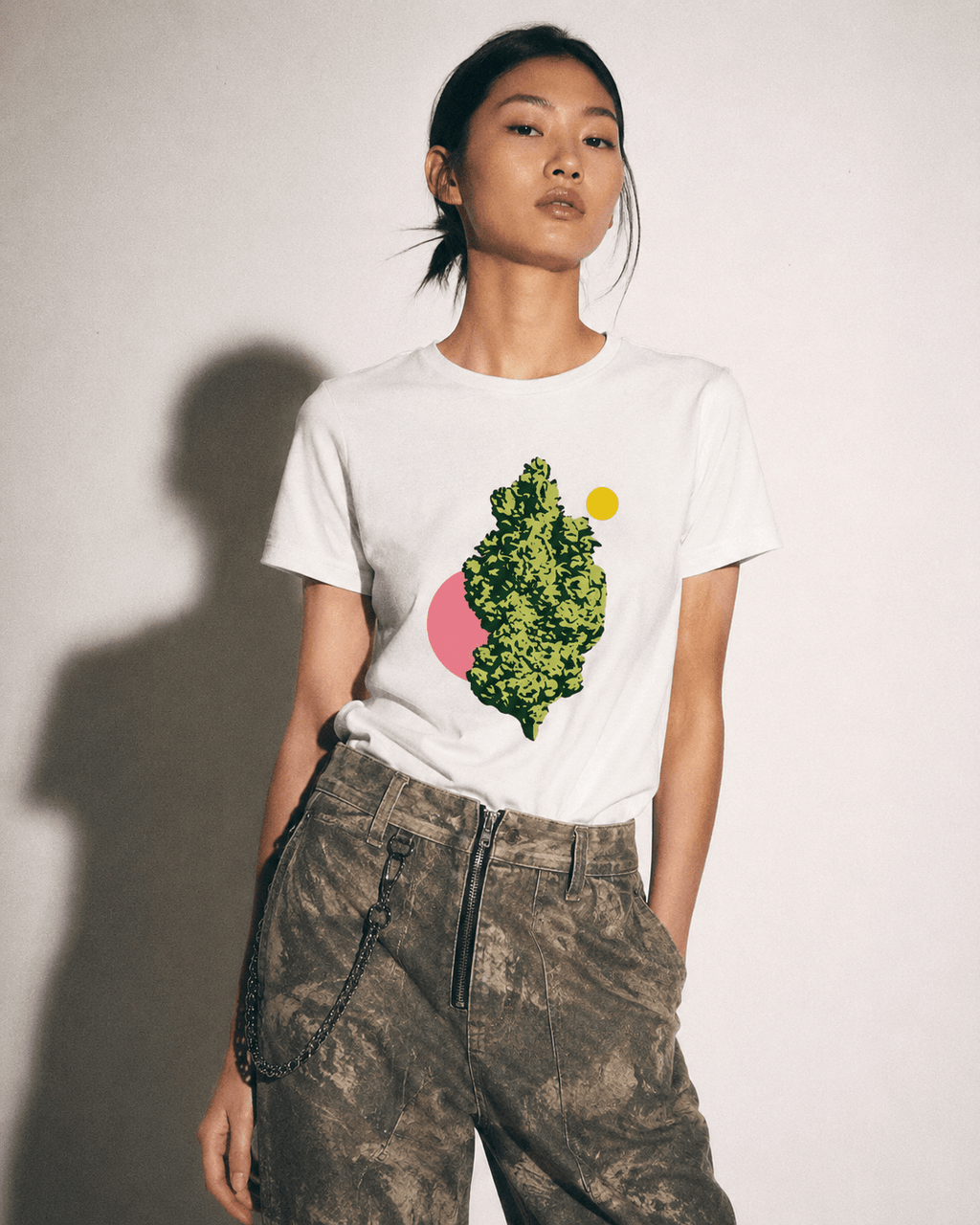 Retro Nug Cotton Woman's T - JANE DOPE -