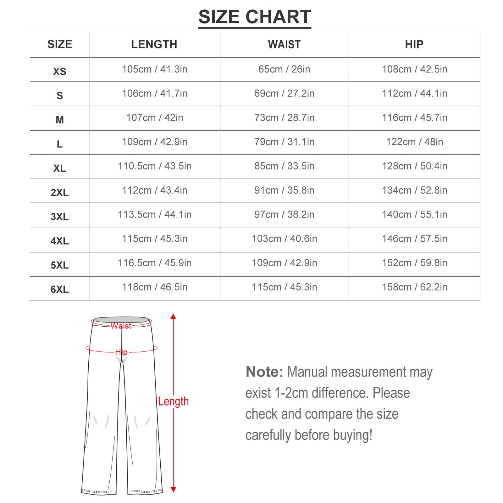 Graphic print wide leg lounge pants, hem detail close-up