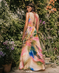 Sherbs Milk Silk Keyhole Dress - JANE DOPE