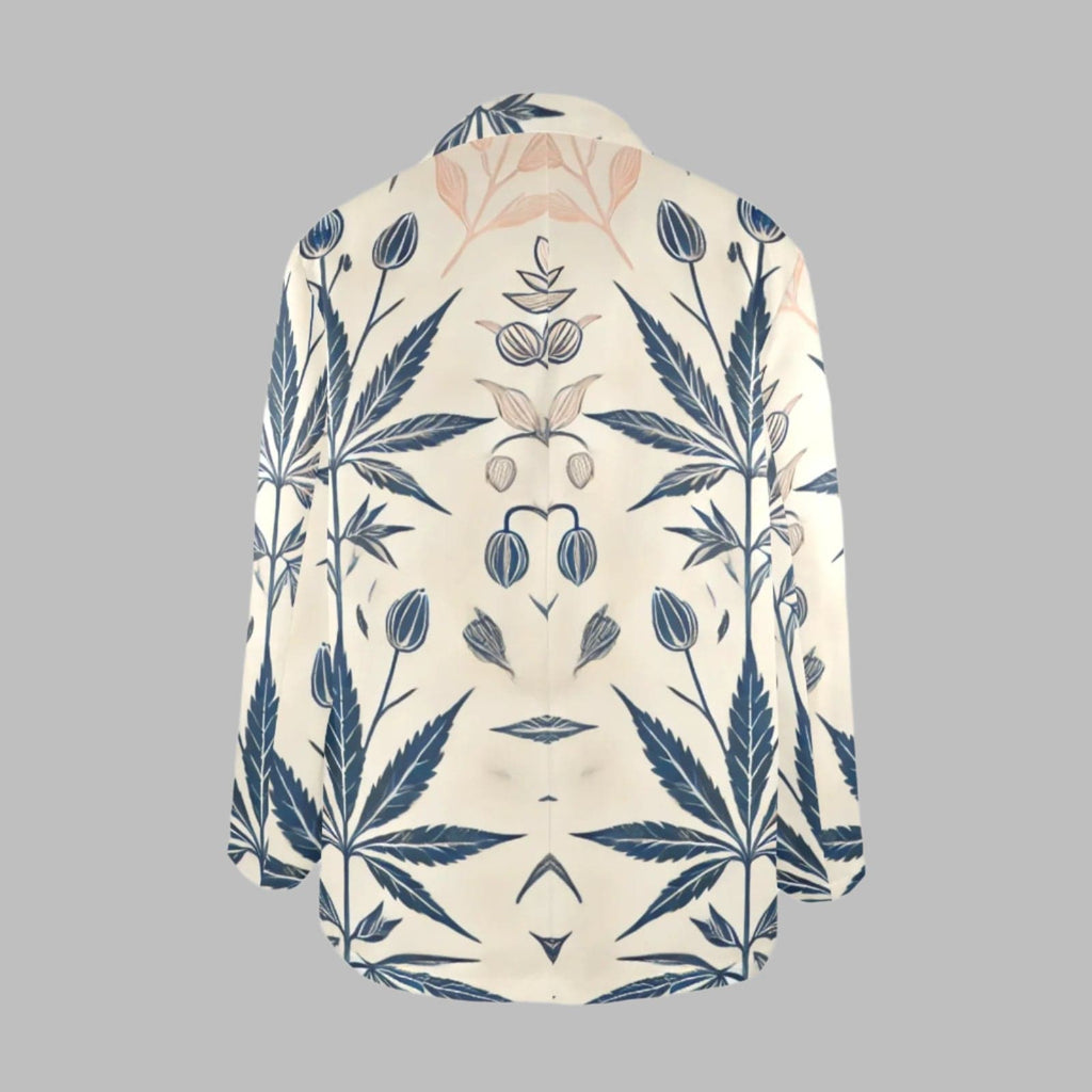 Soft Sativa Boss Blazer Women's All Over Print Blazer (H64)