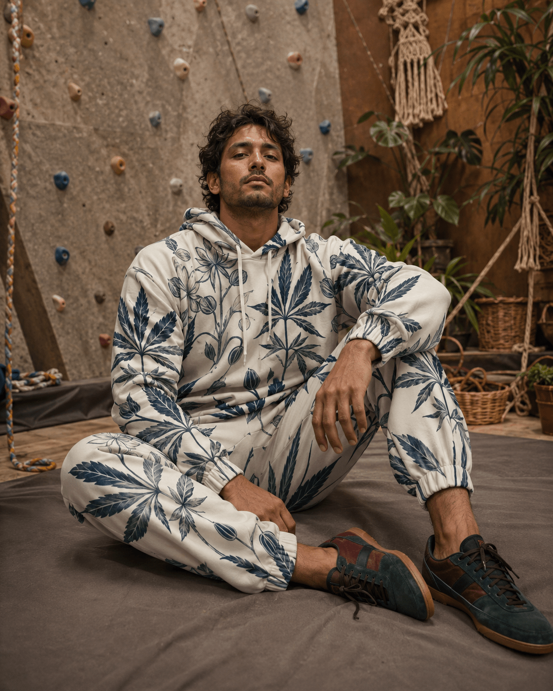 Soft Sativa Hoodie X Sweatpants Set Artsadd