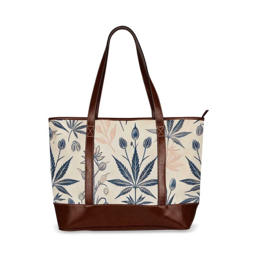 Soft Sativa leathery tote Tote Handbags (1642)