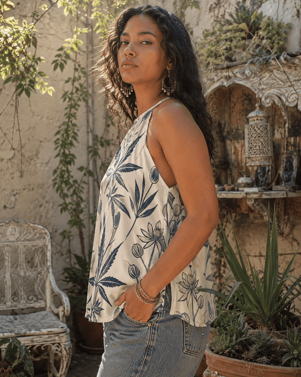 Soft Sativa Loose Tank Artsadd