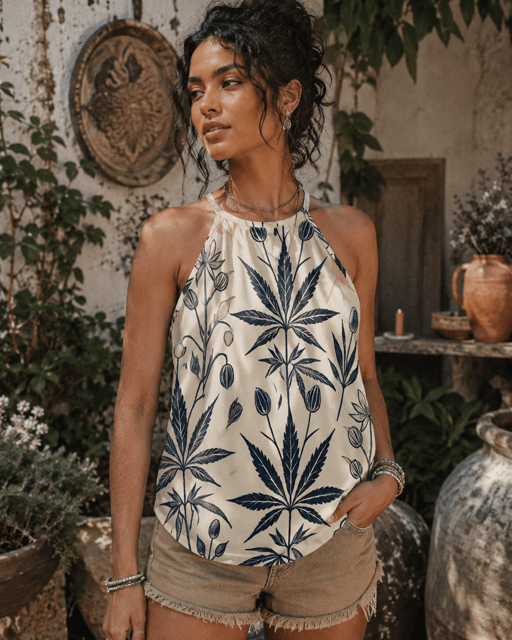 Soft Sativa Loose Tank Artsadd
