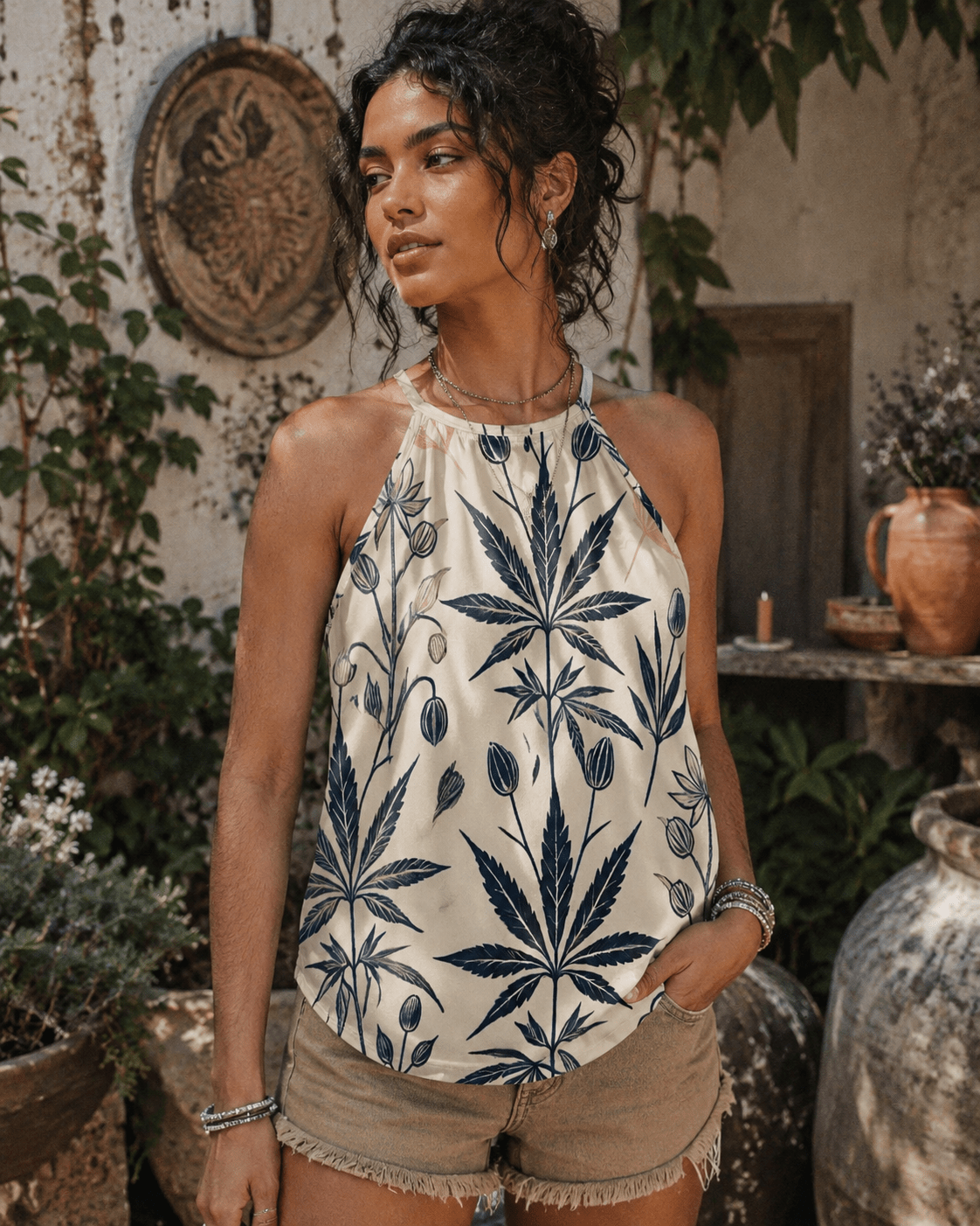 Soft Sativa Loose Tank Artsadd
