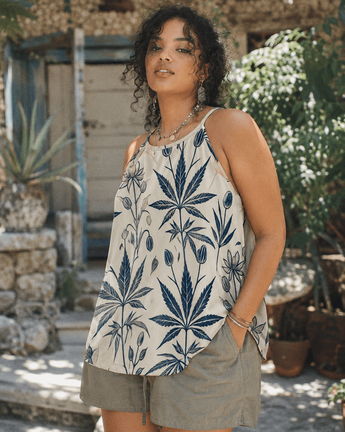 Soft Sativa Loose Tank Artsadd