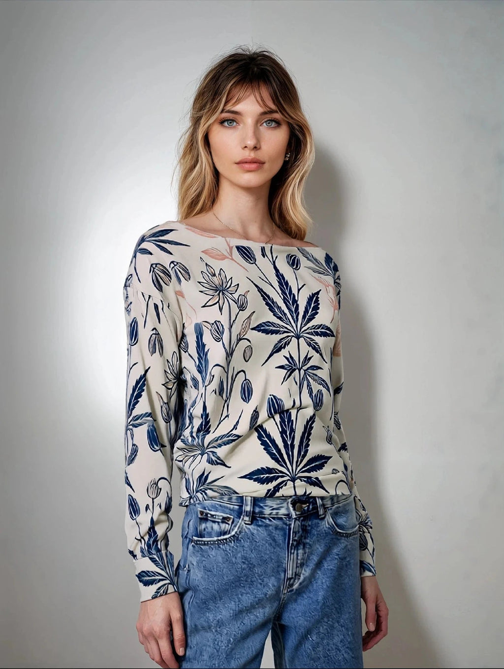 Soft Sativa Off Shoulder Sweatshirt Sweatshirt