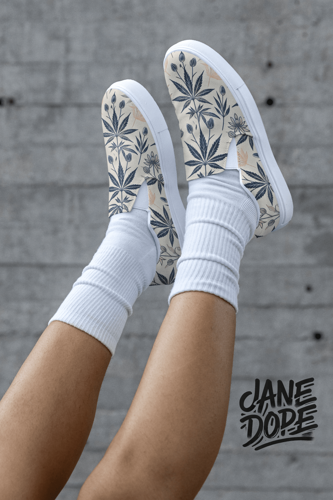 Soft Sativa Skater Slip Ons Women's Unusual Slip-on Canvas Shoes (019)