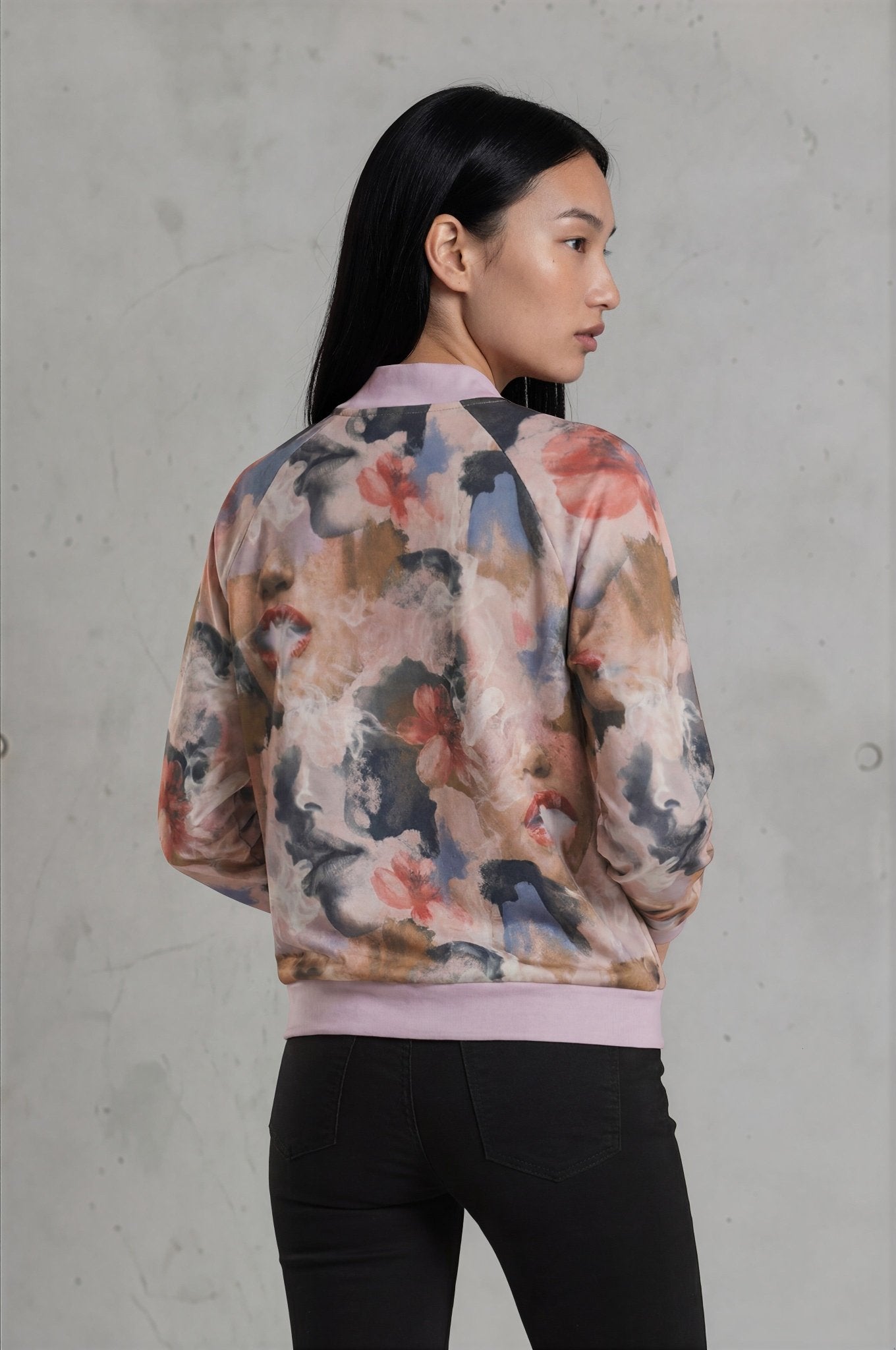 Squad Stand Up Collar Jacket — back view