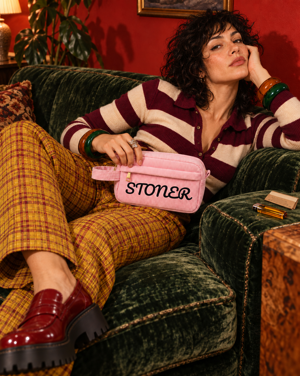 Stoner Corduroy Stash Bag