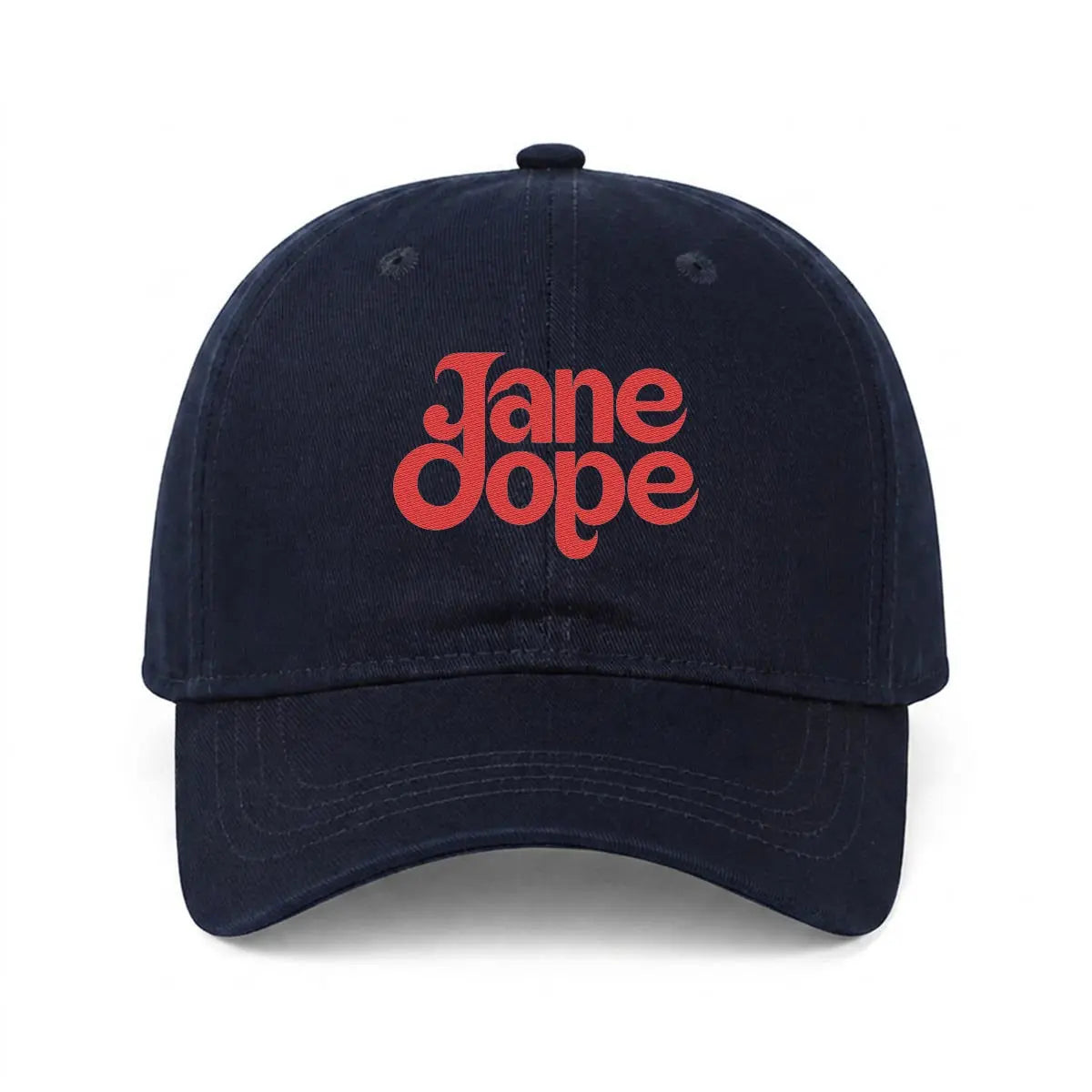 Embroidery Soft-Crown Flat Cap Yoycol