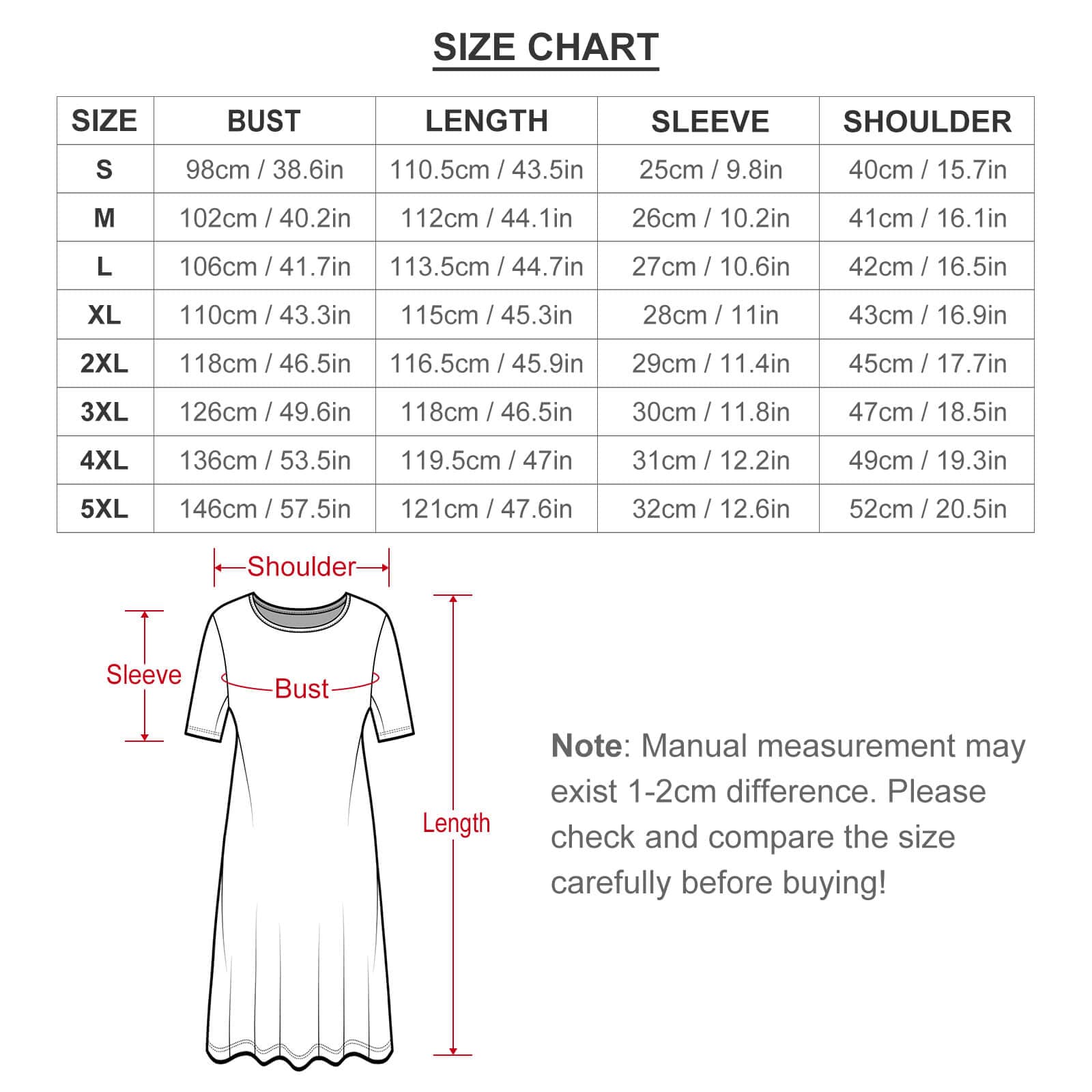 All-over print t-shirt dress, hem and print detail close-up