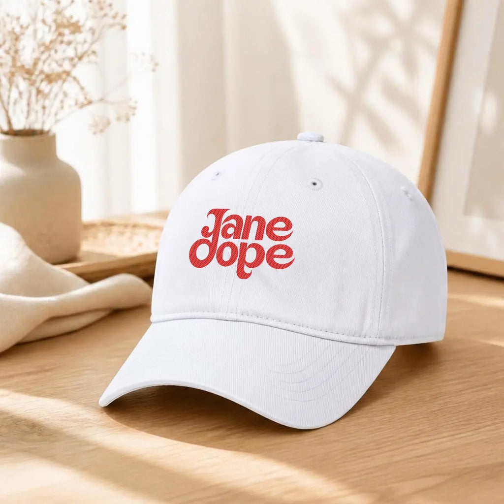 Embroidery Soft-Crown Flat Cap Yoycol