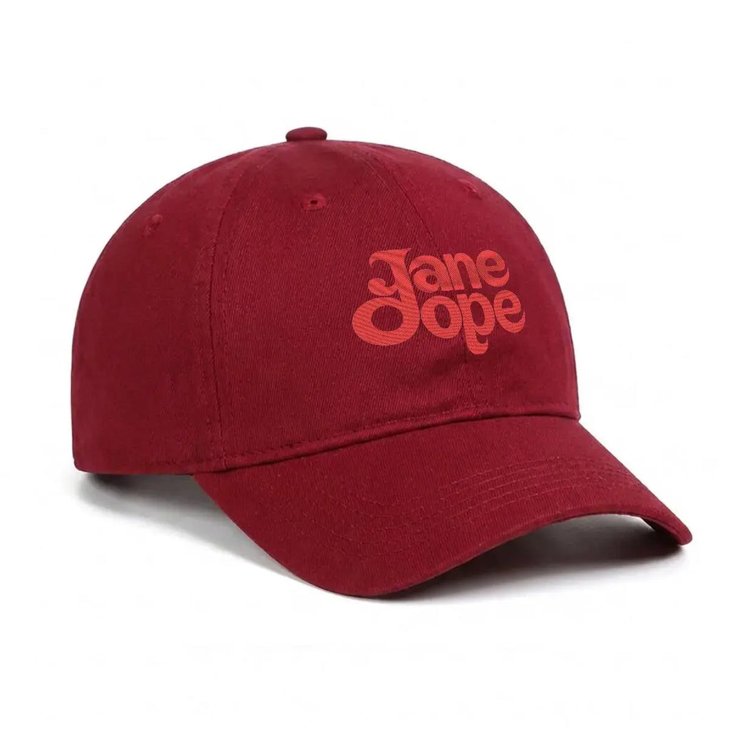 Embroidery Soft-Crown Flat Cap Yoycol