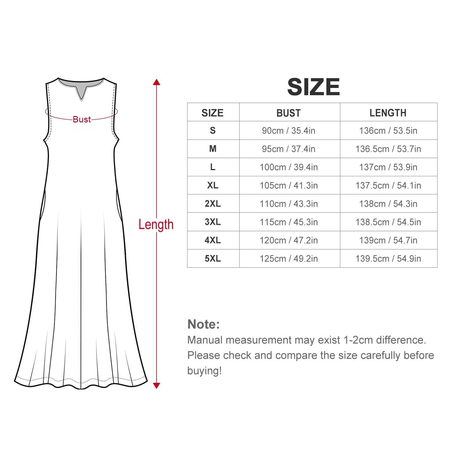 White Widow Pocket Long Dress