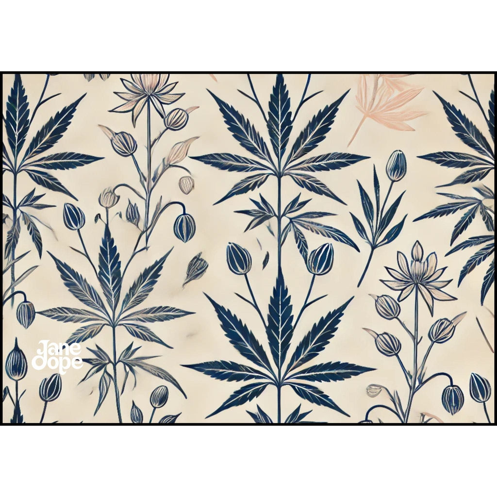 Woven Blanket - Soft Sativa Boho Her B Print Artwork 52'' × 37'' Home Decor