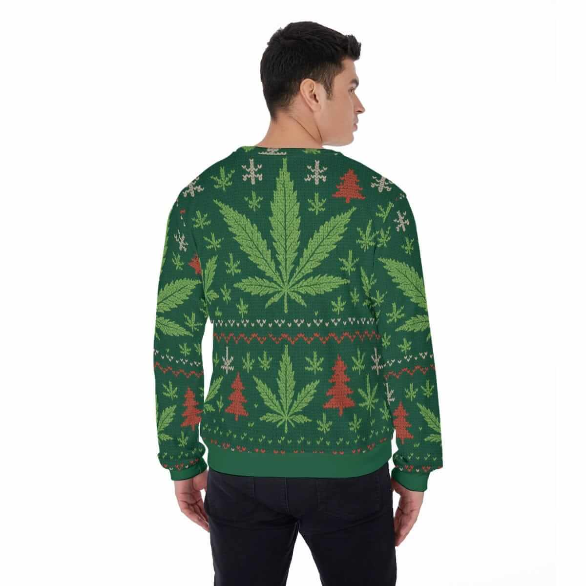 All-Over Print Men's Sweater