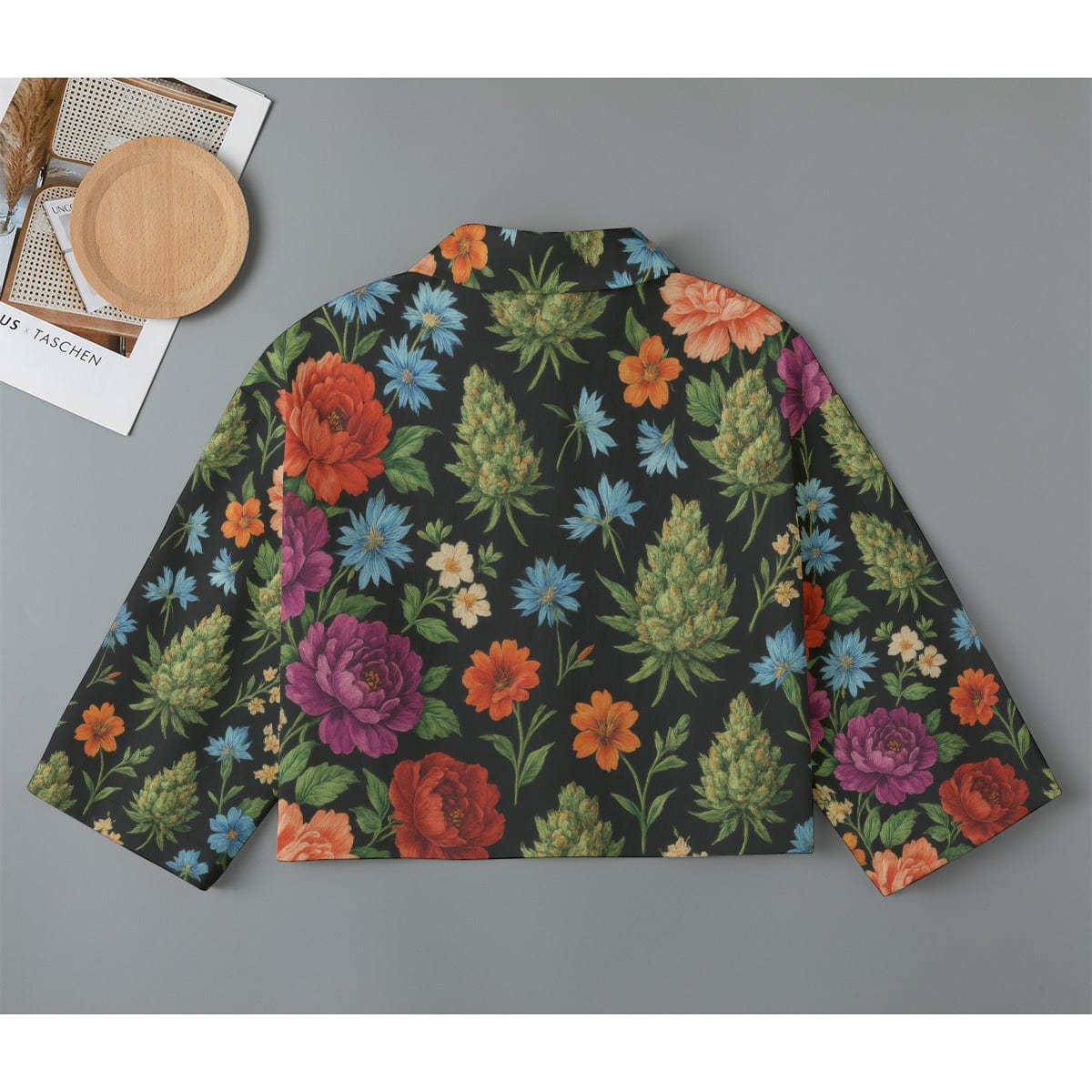 Bloom Cropped Jacket | 245GSM Cotton