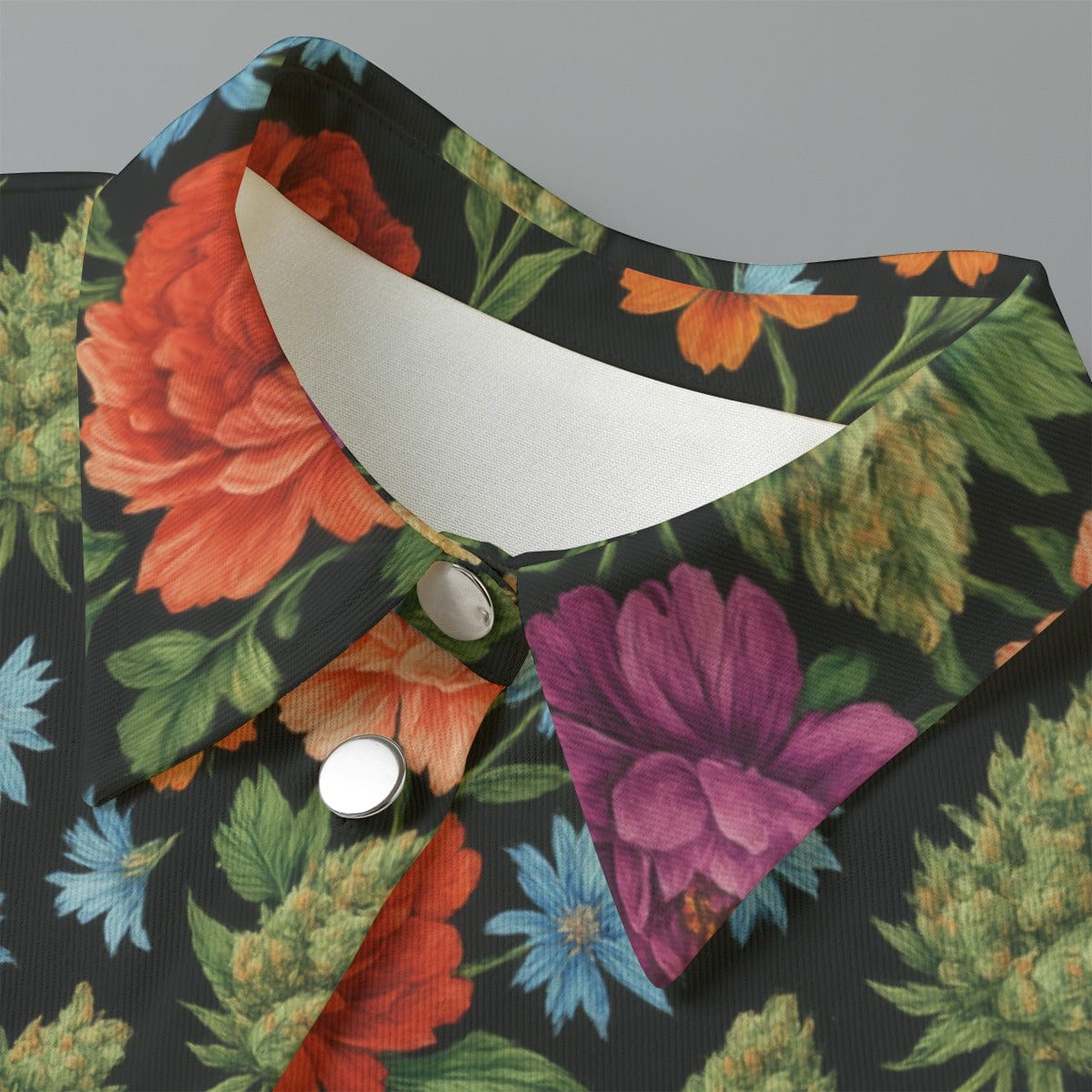 Bloom Cropped Jacket | 245GSM Cotton