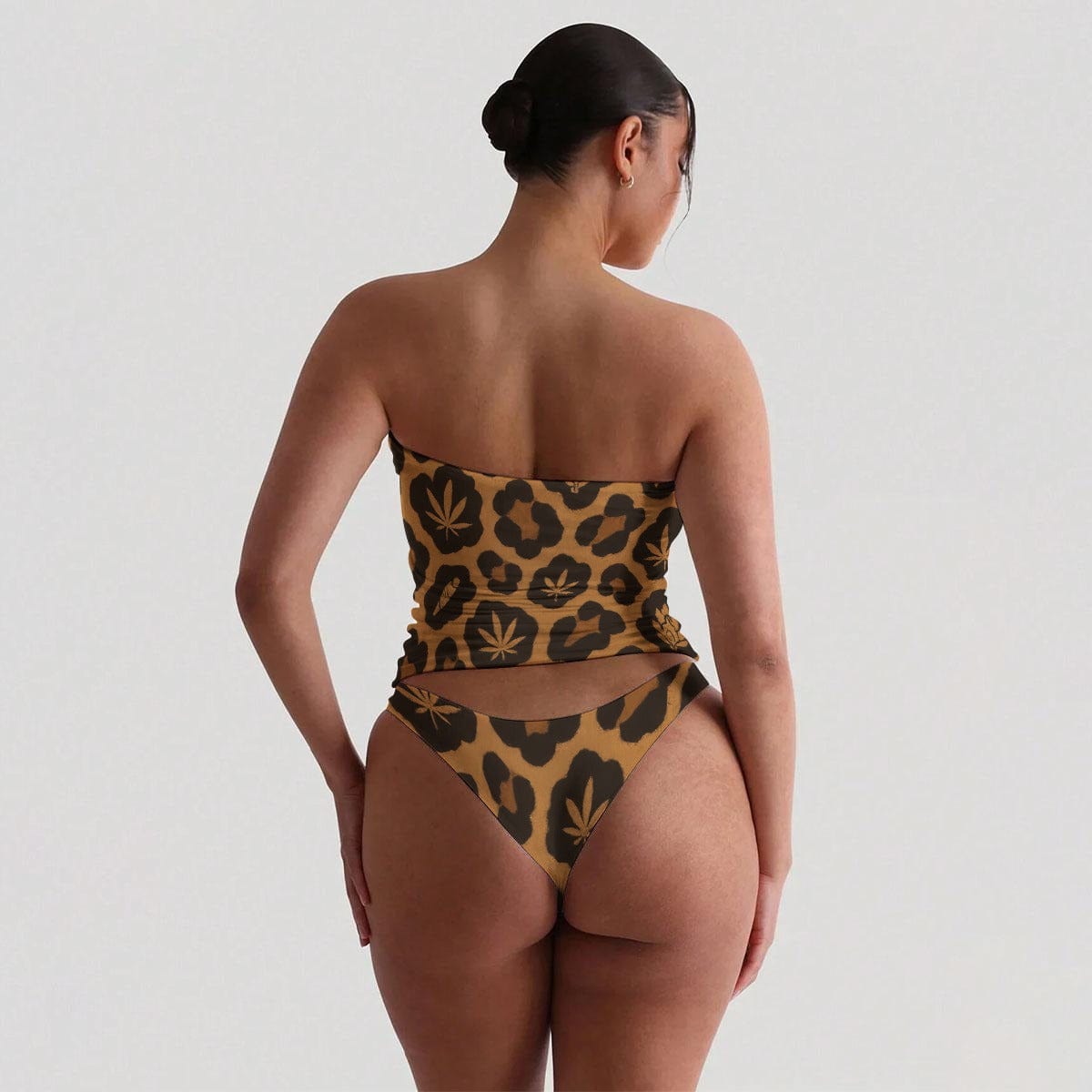 Leopard Tube Top & undies Set