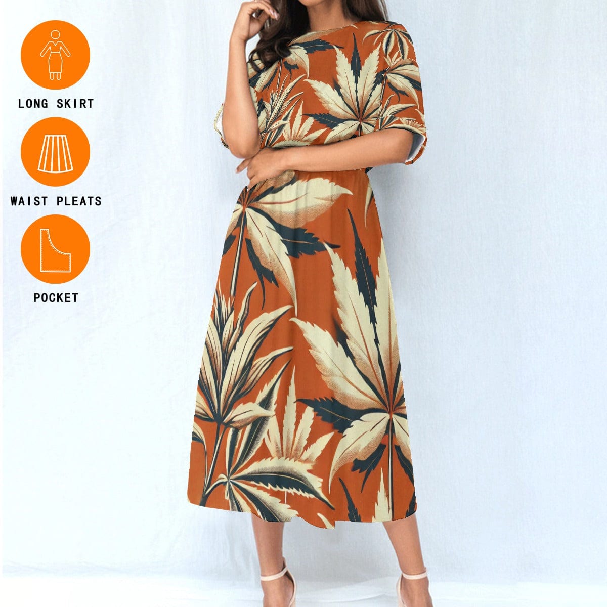 Cali Midi Pocket dress dress