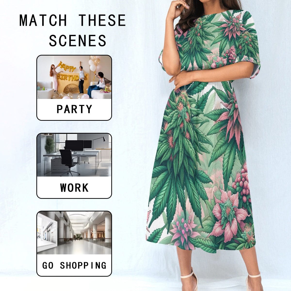 Pink Haze Pocket Waist Dress dress