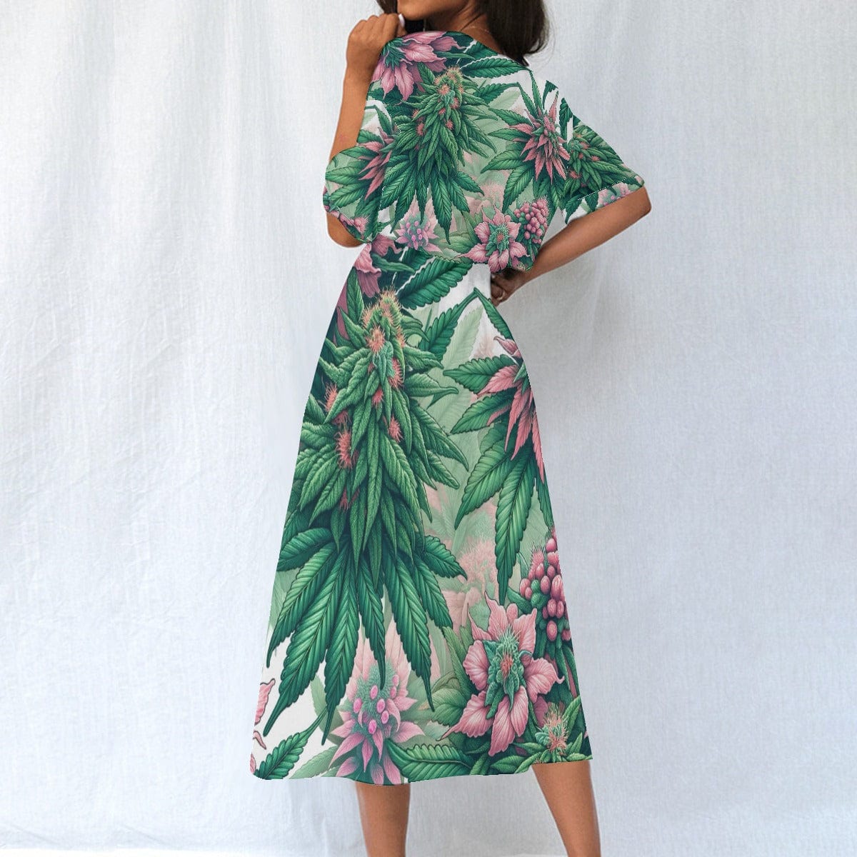 Pink Haze Pocket Waist Dress dress