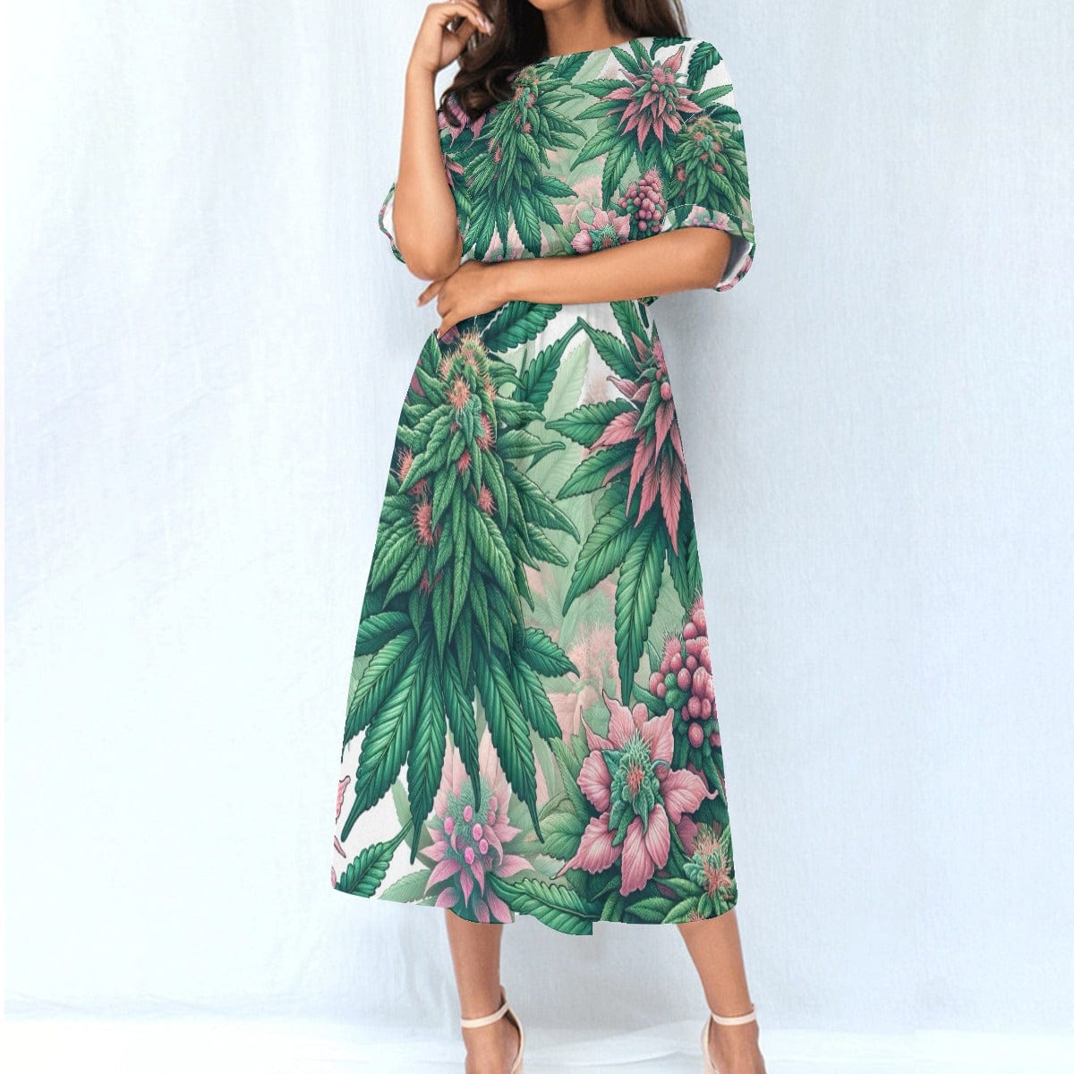 Pink Haze Pocket Waist Dress Pink Haze dress