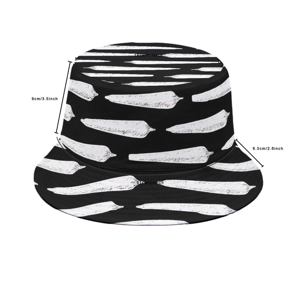 Pre Roll Bucket Hat M White