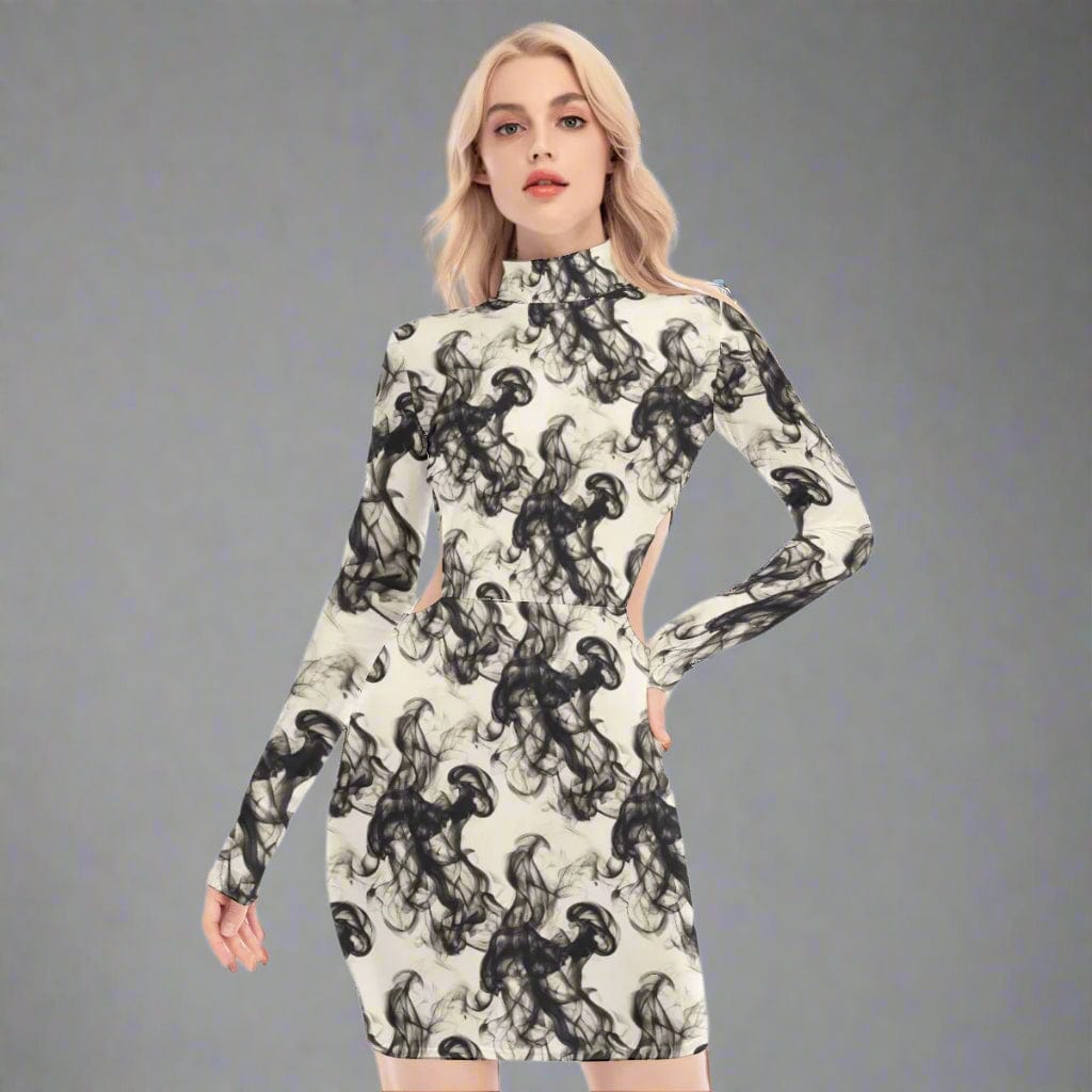 Smokey Hollow Hip Dress White mini dress