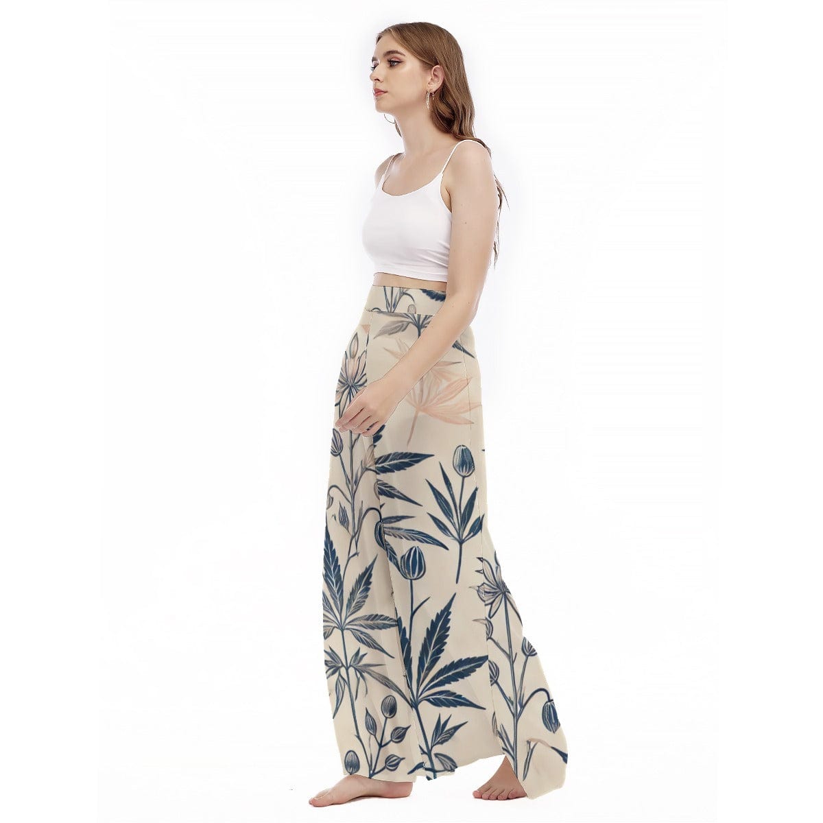 Soft Sativa Wide Leg Trousers pants