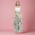 Soft Sativa Wide Leg Trousers White pants
