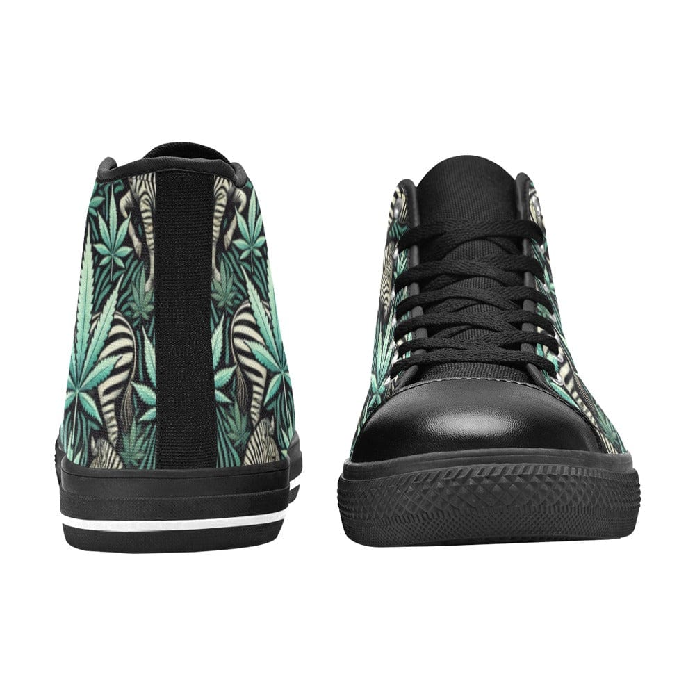 Zabra High Tops Women's High Top Canvas Shoes (017)