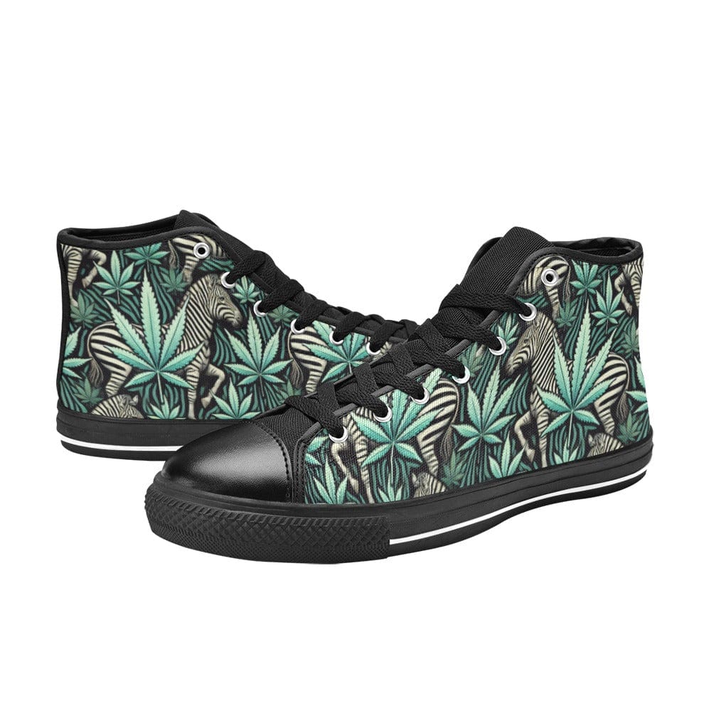Zabra High Tops Women's High Top Canvas Shoes (017)