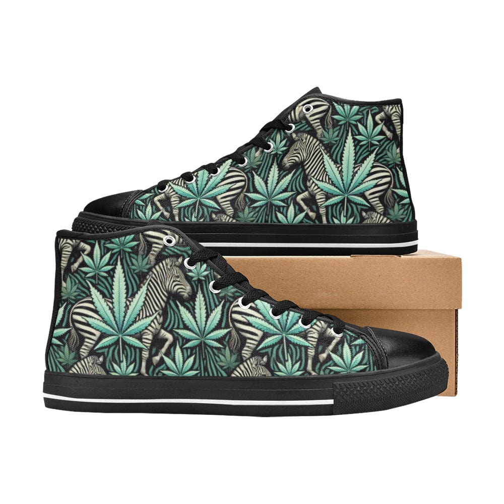 Zabra High Tops Women's High Top Canvas Shoes (017)